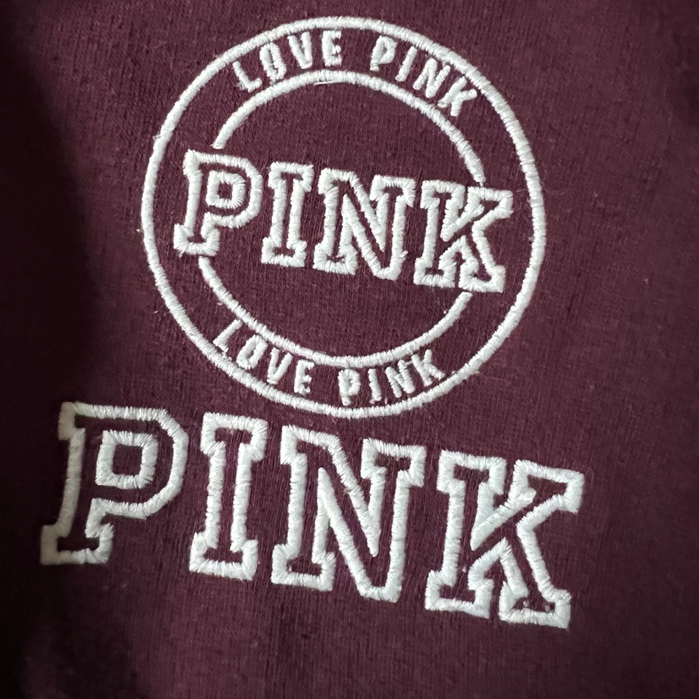Victorias Secret pink hoodie size large
